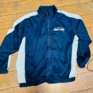 Mens NFL GIII Apparel Group Seattle Seahawks Full Zip Jacket with Pockets Sz 2XL